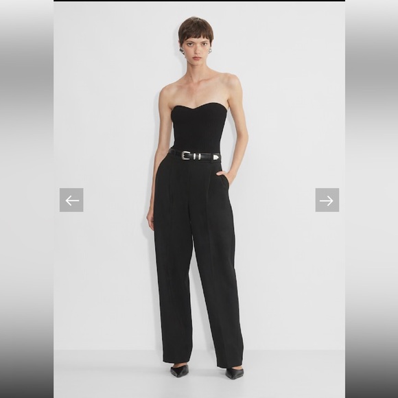 Aritzia Babaton Sculpt Knit Sweetheart Ribbed Tube Top in Black – Size XS - Picture 11 of 16